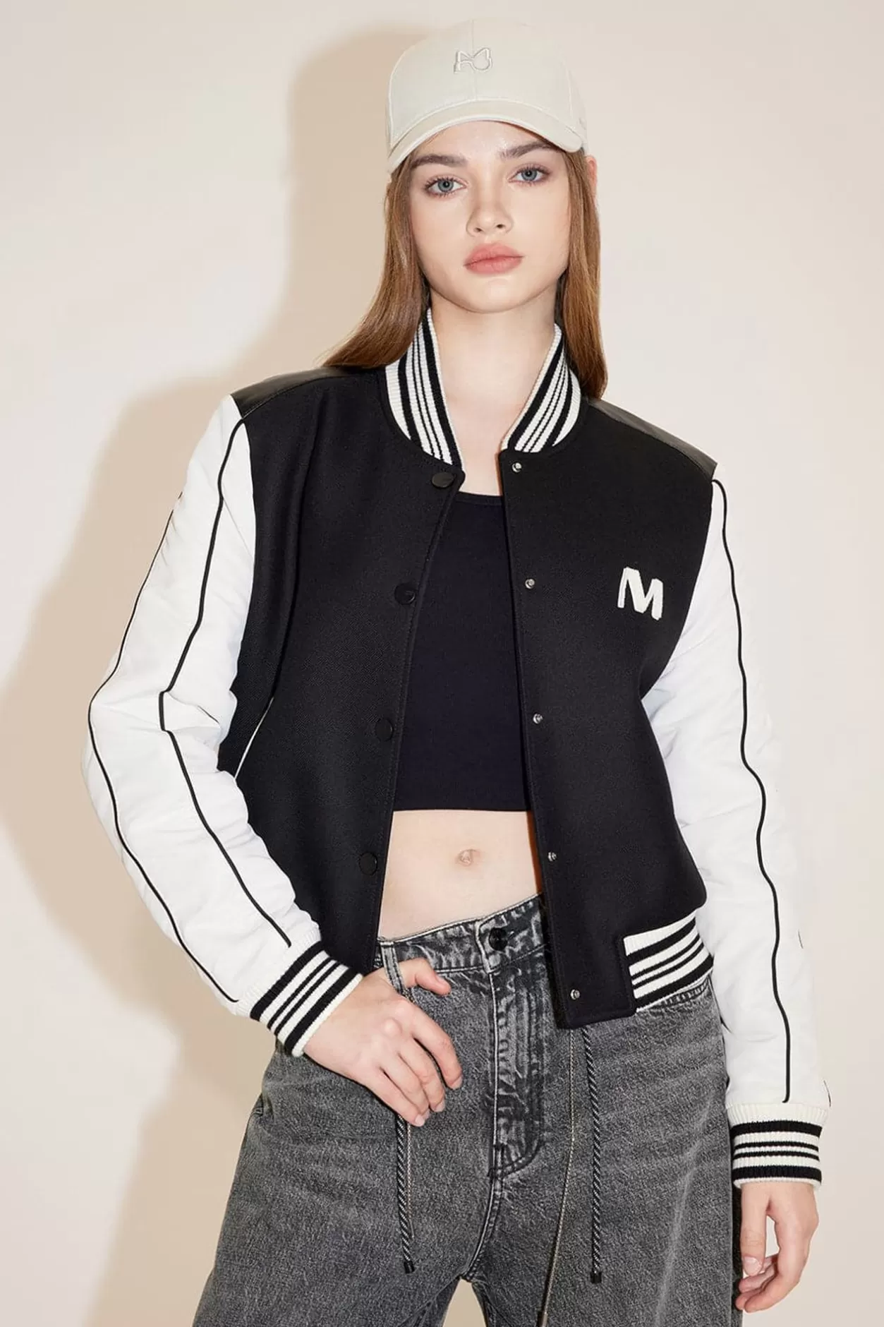 Miss Sixty Classic Sporty Bomber Jacket Black Store