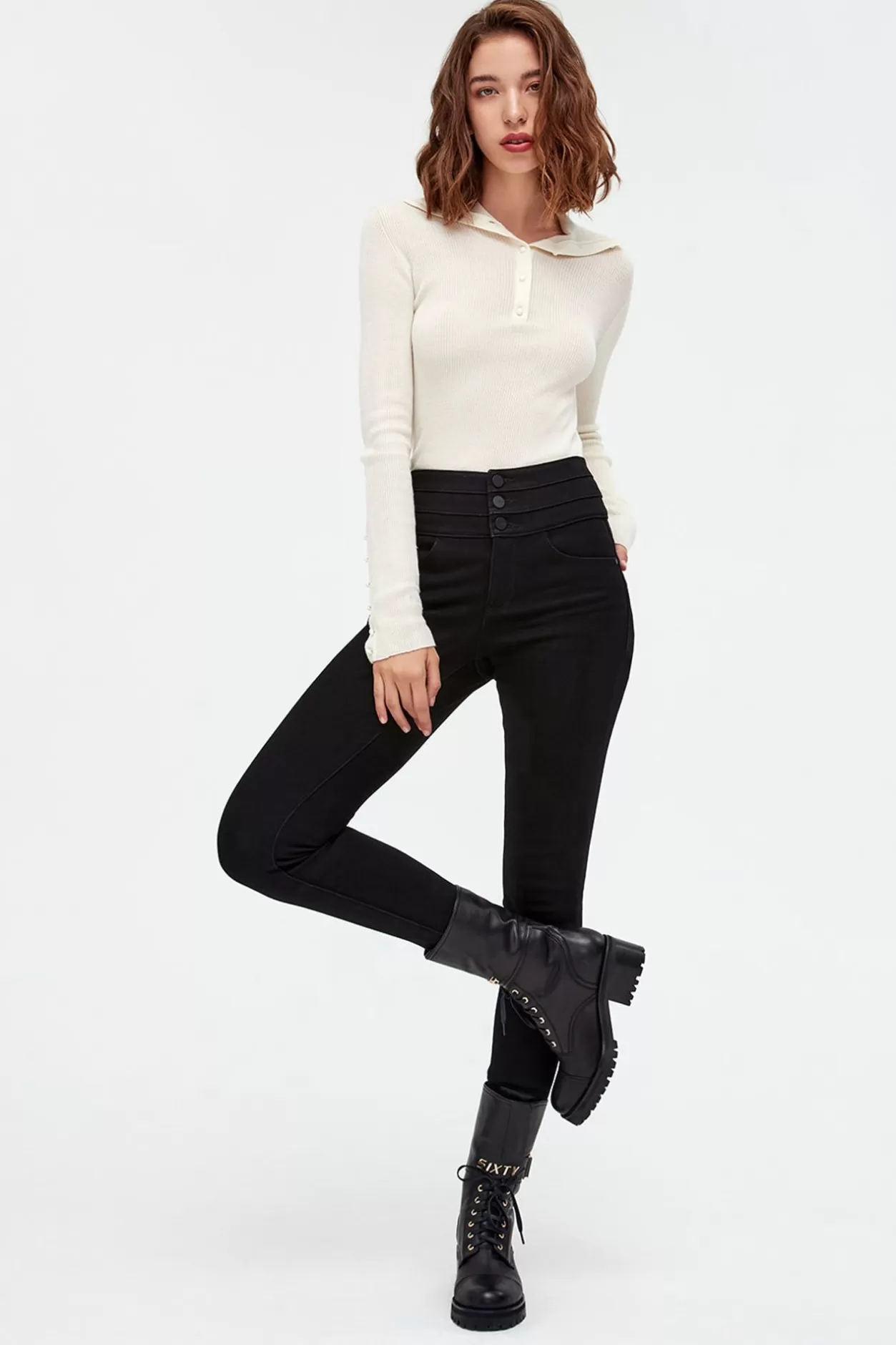 Miss Sixty High Waist Denim Jeans Black Best