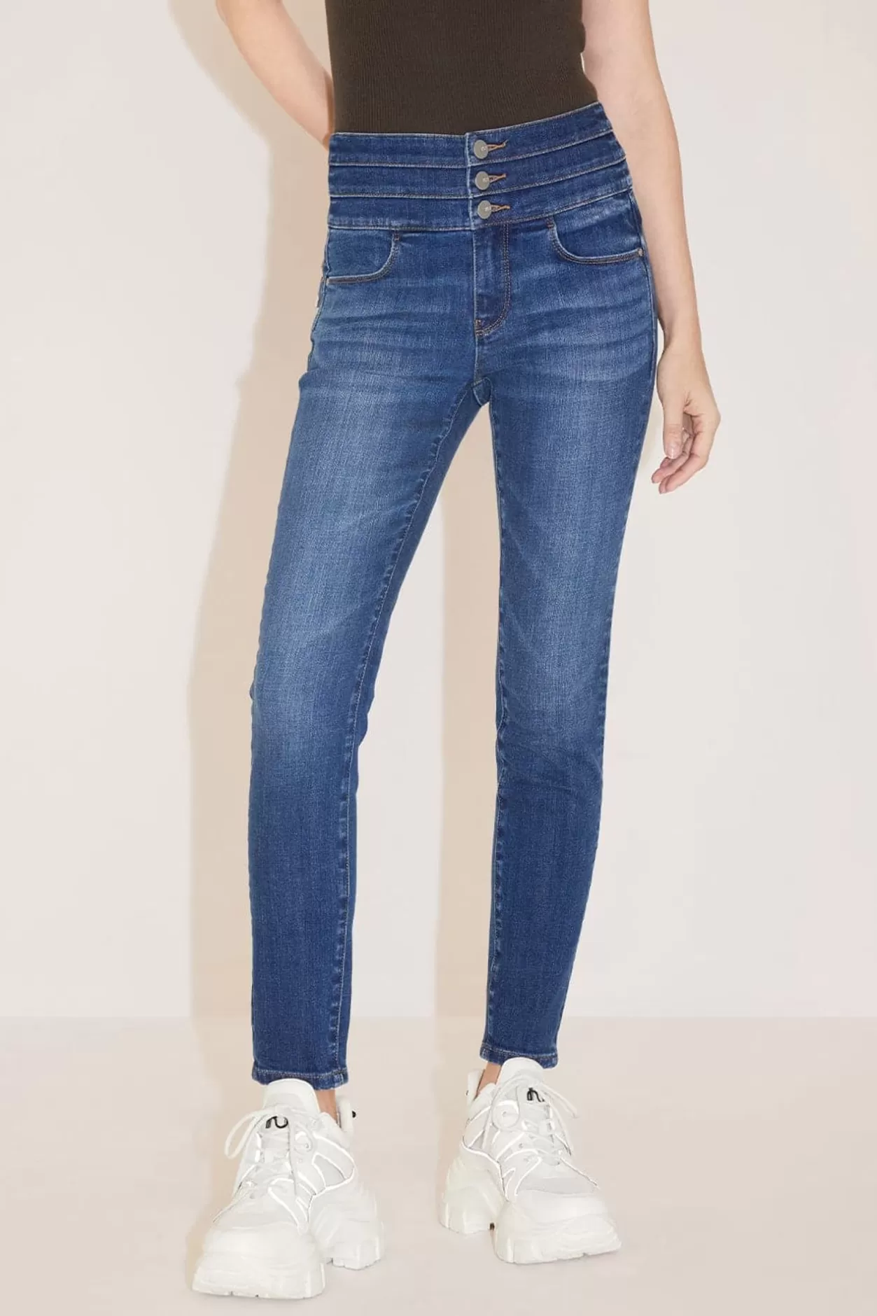 Miss Sixty High Waist Jeans Dark Blue Sale