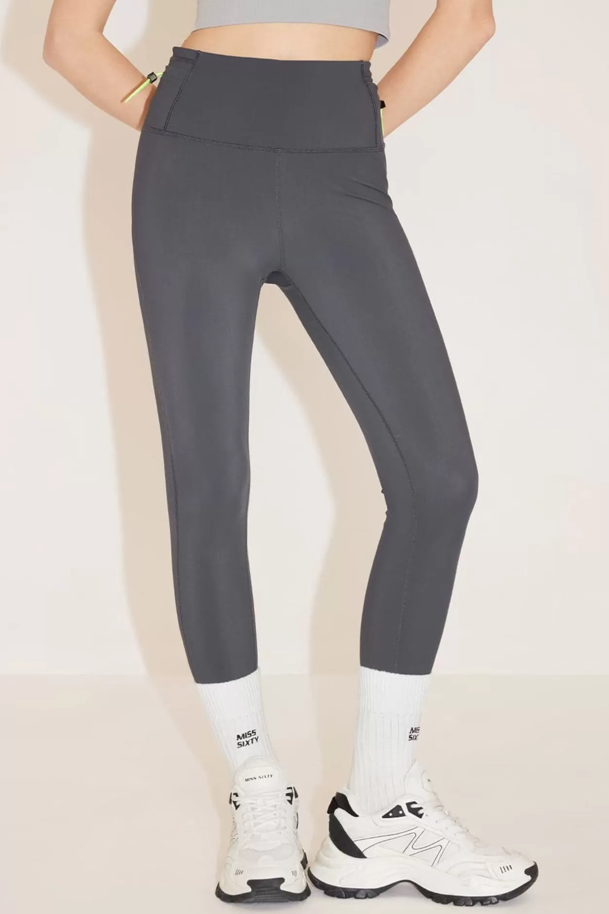 Miss Sixty Mid-Rise Butt Liftting Skinny Yoga Pants Clearance