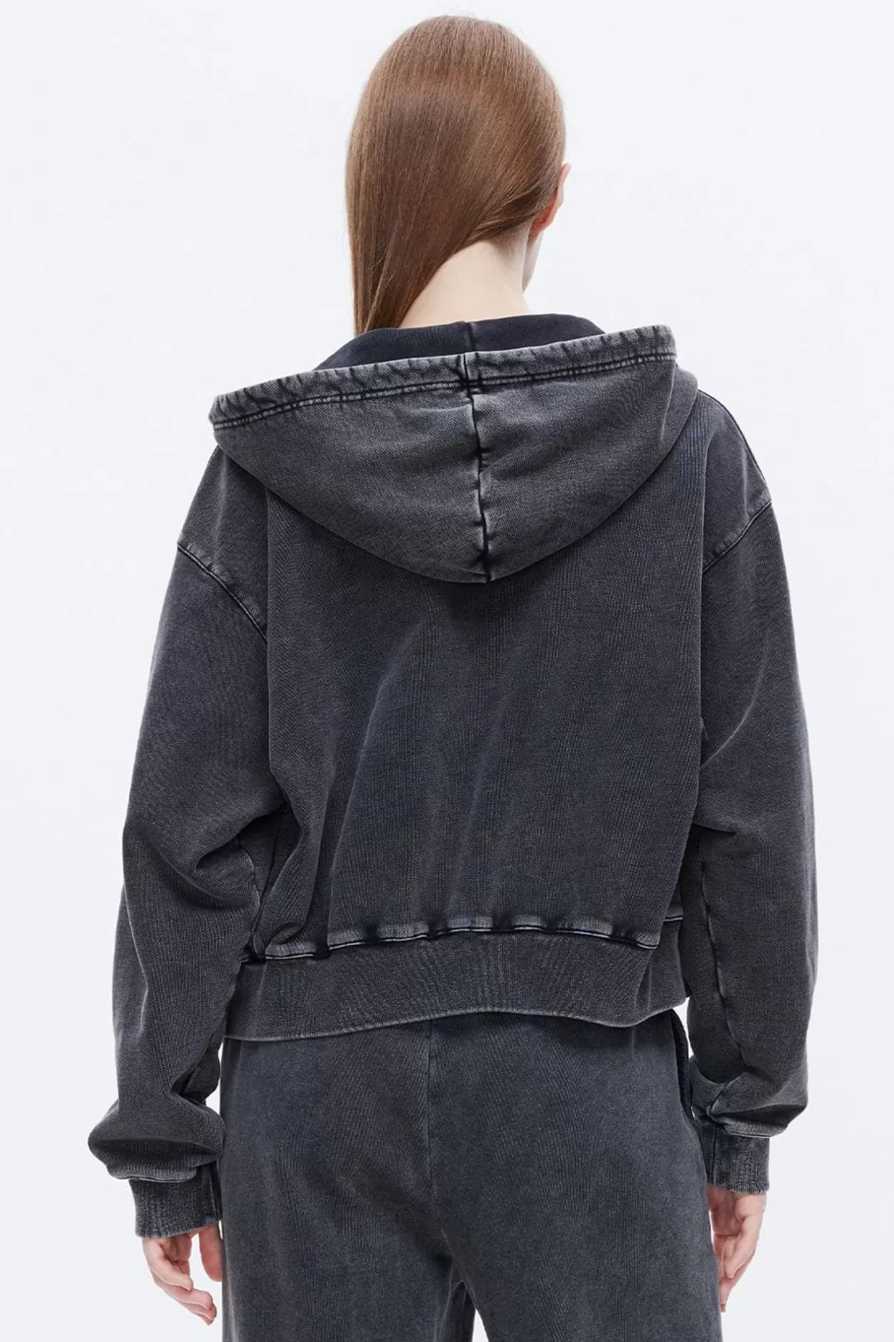 Miss Sixty Nft Capsule Black And Gray Casual Hooded Jacket Black Fog Best