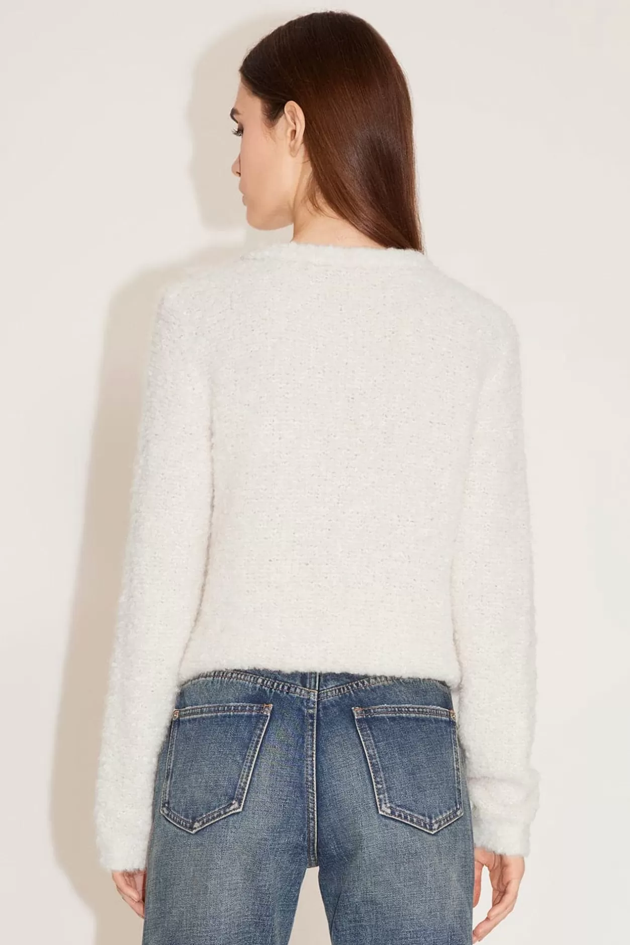 Miss Sixty Round Neck Beaded Wool Blend Sweater Best Sale