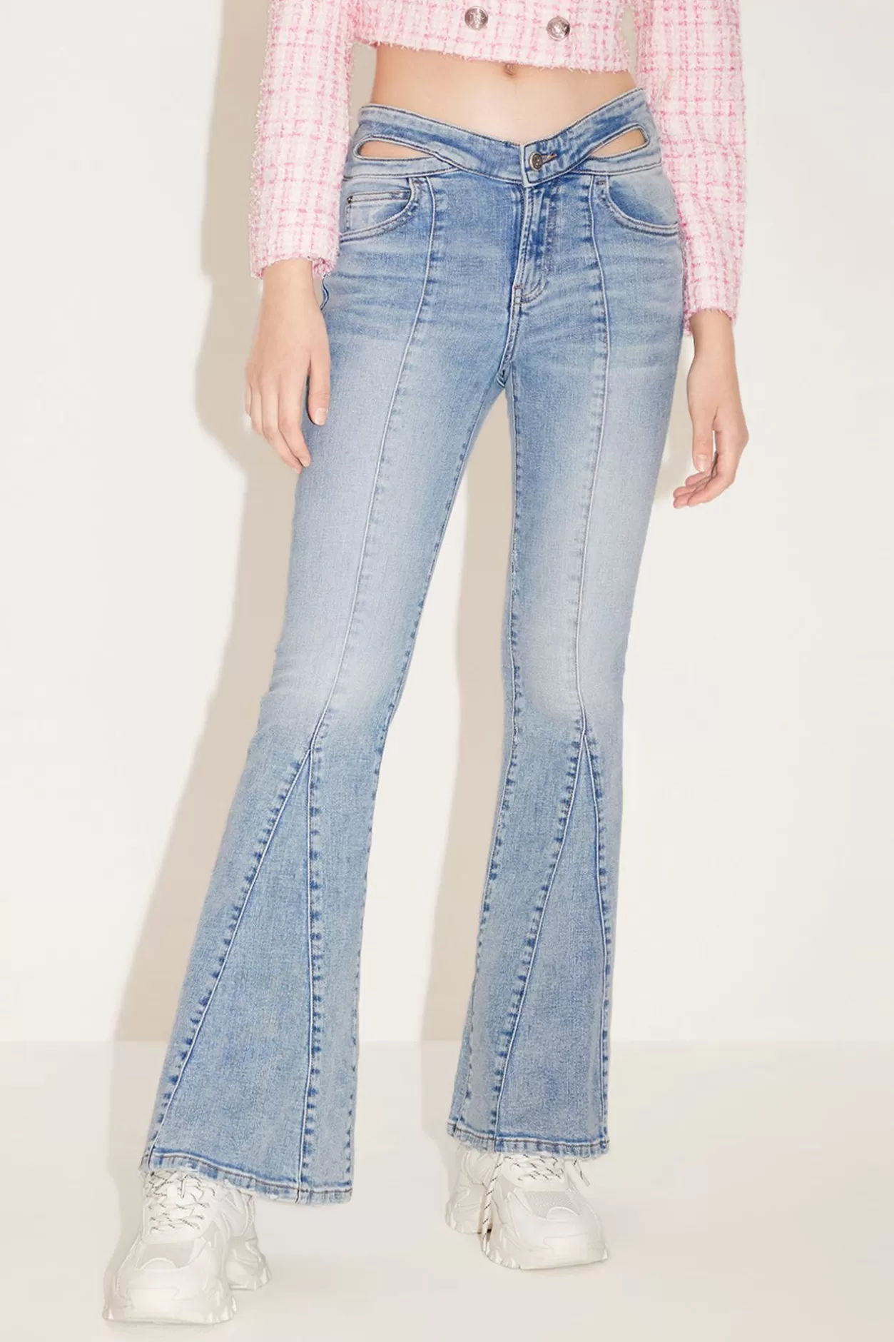 Miss Sixty Sexy Low-Rise Slim Fit Bootcut Jeans Light Blue Store