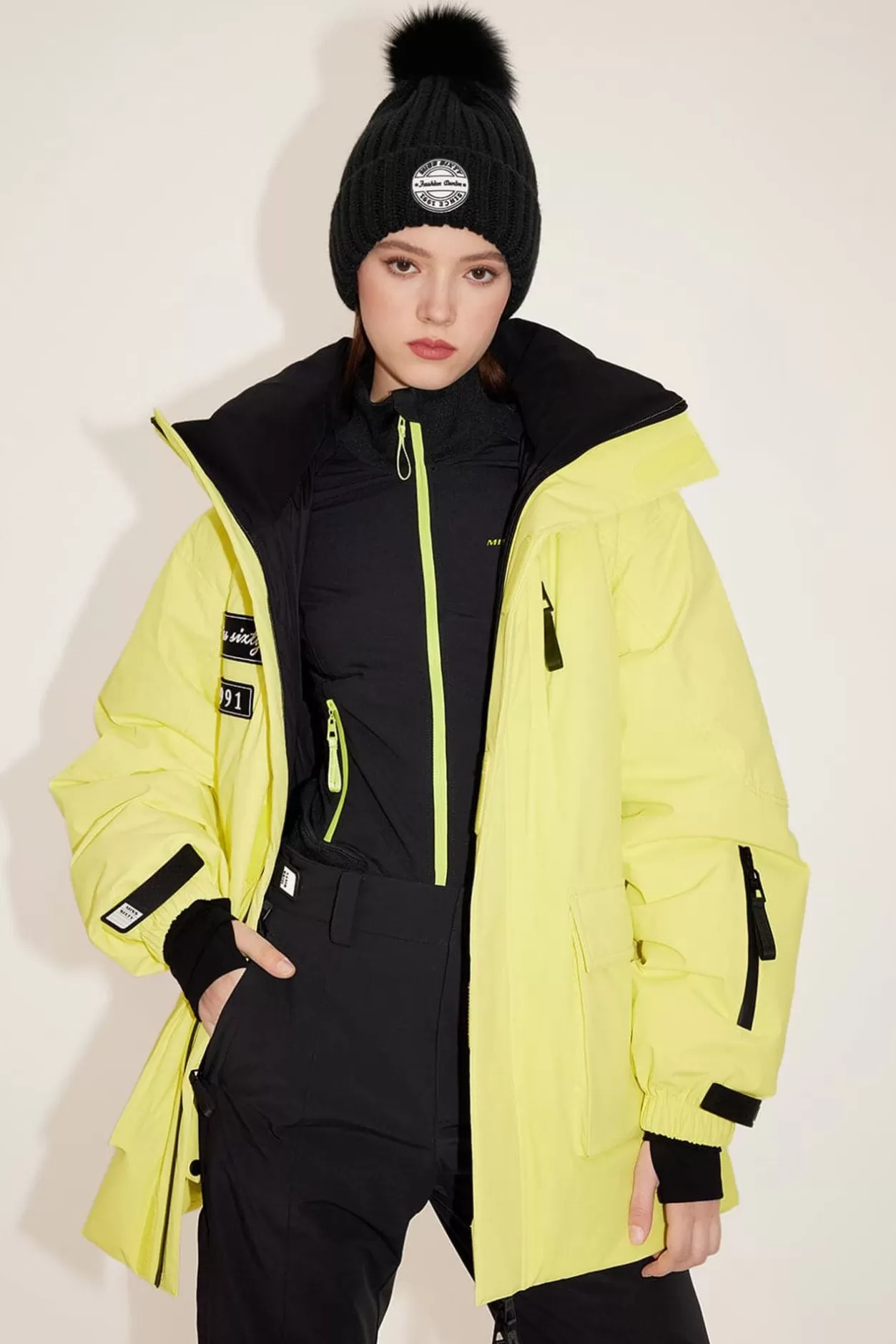 Miss Sixty Ski Collection Windproof Hooded Down Jacket Cheap