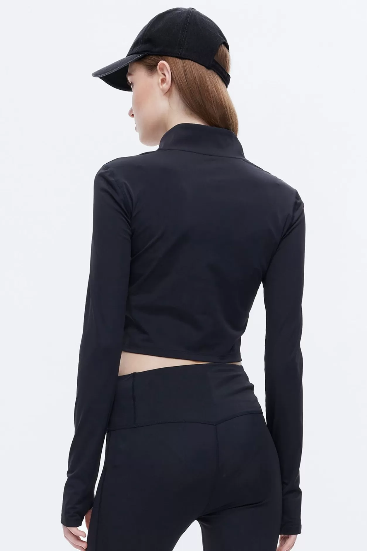 Miss Sixty Stand Collar Stretch Slim Fit Yoga Sports Jacket Black Online