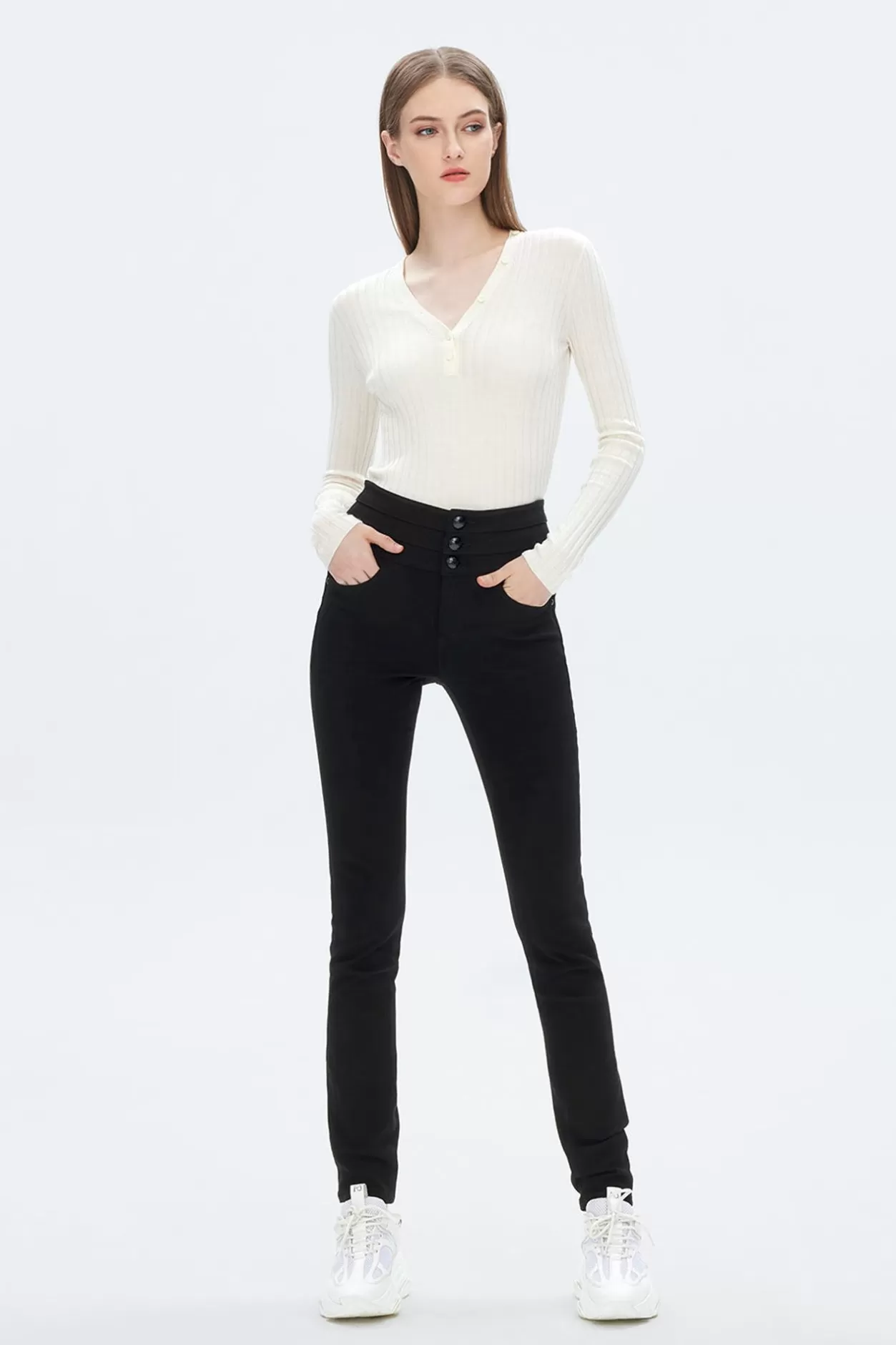 Miss Sixty Stretchy High Waist Skinny Jeans Black Cheap