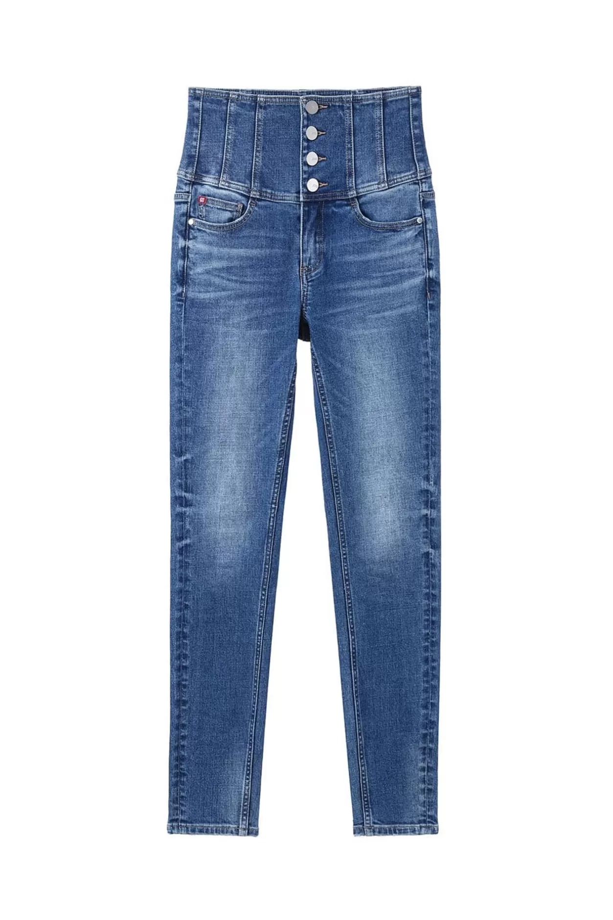 Miss Sixty Super High Waist Blue Jeans With Four Buttons Middle Blue Store