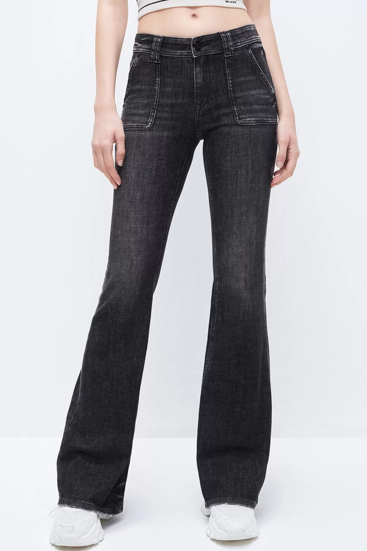 Miss Sixty Vintage Flared Jeans Black Fog Online